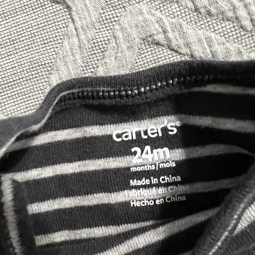 Carter's 24m Onesie Bodysuit Set Tough Like Dad & Dirt Magnet Construction